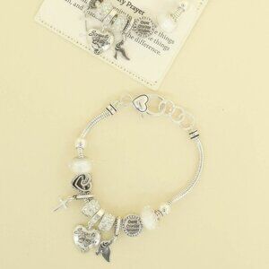 Inspirational Religious Theme Charm Bracelet